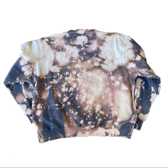 Champion Bleach Dyed Tik Tok Trend Crewneck - Picture 9 of 10